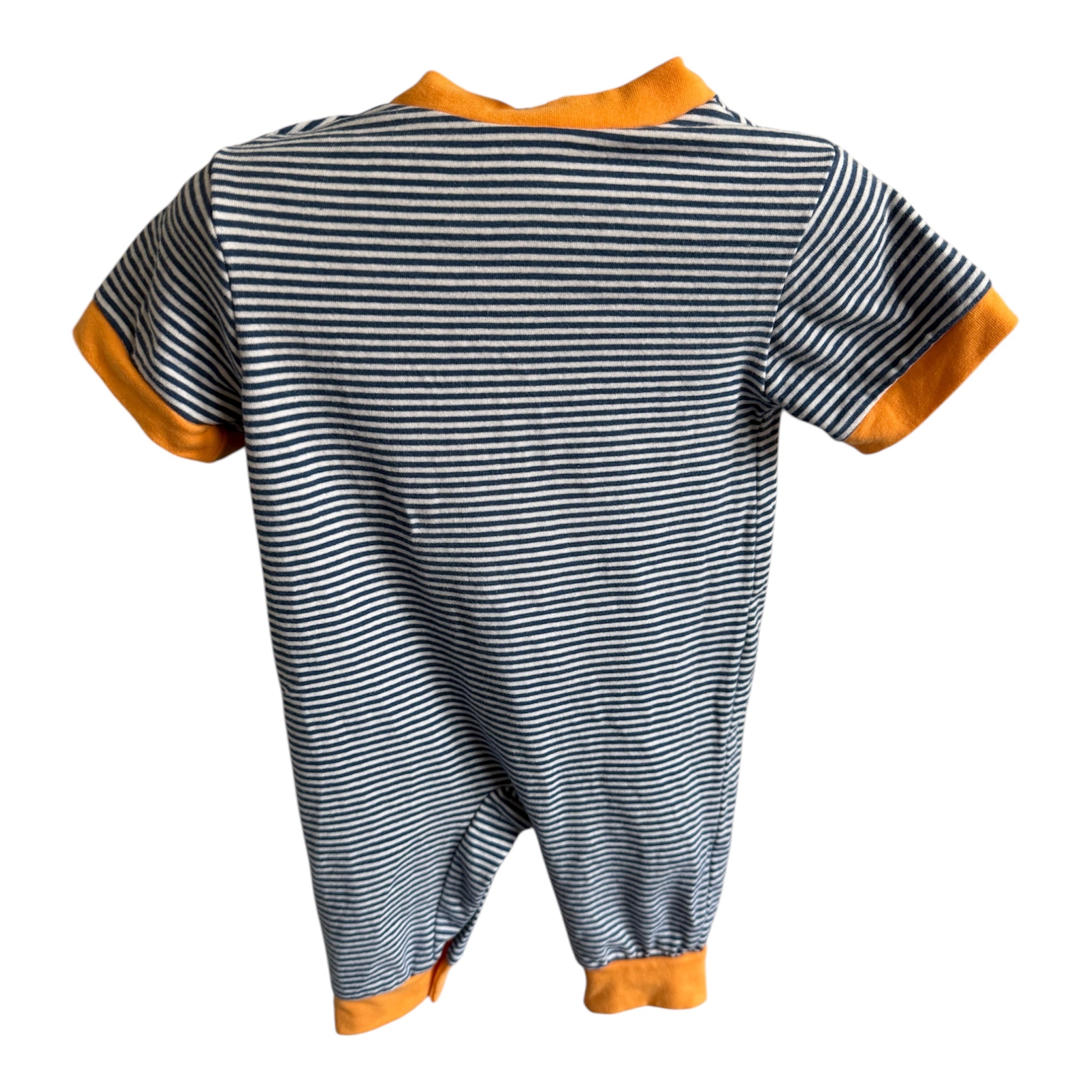 Pumpkin Applique Boy Romper