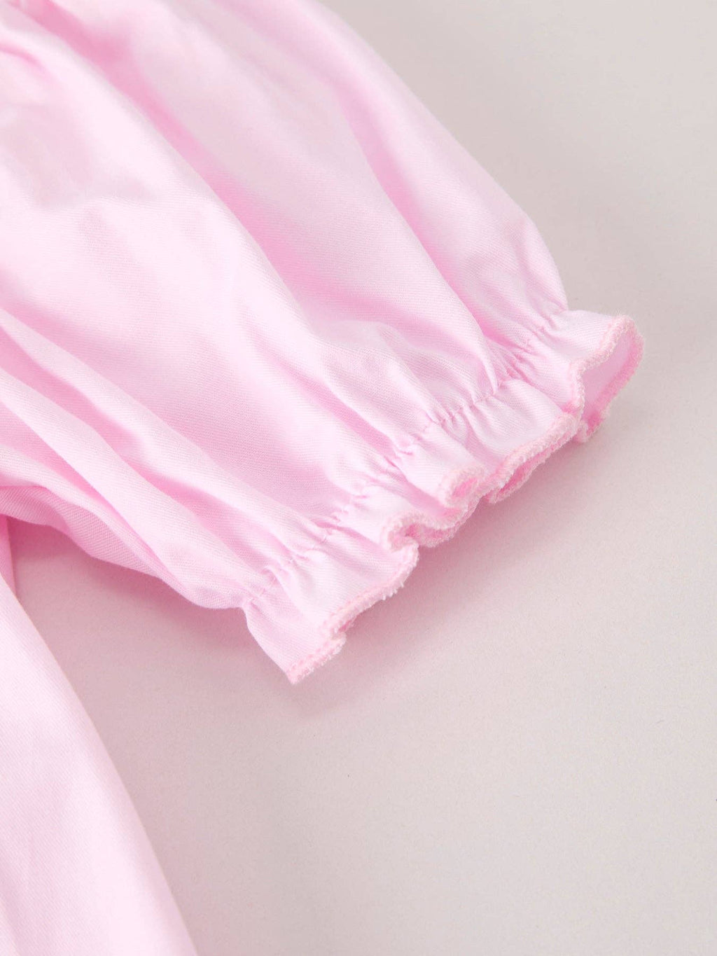 Fall Halloween Pink Spider Pumpkin Ghost Smock Embroidery Girl Dress