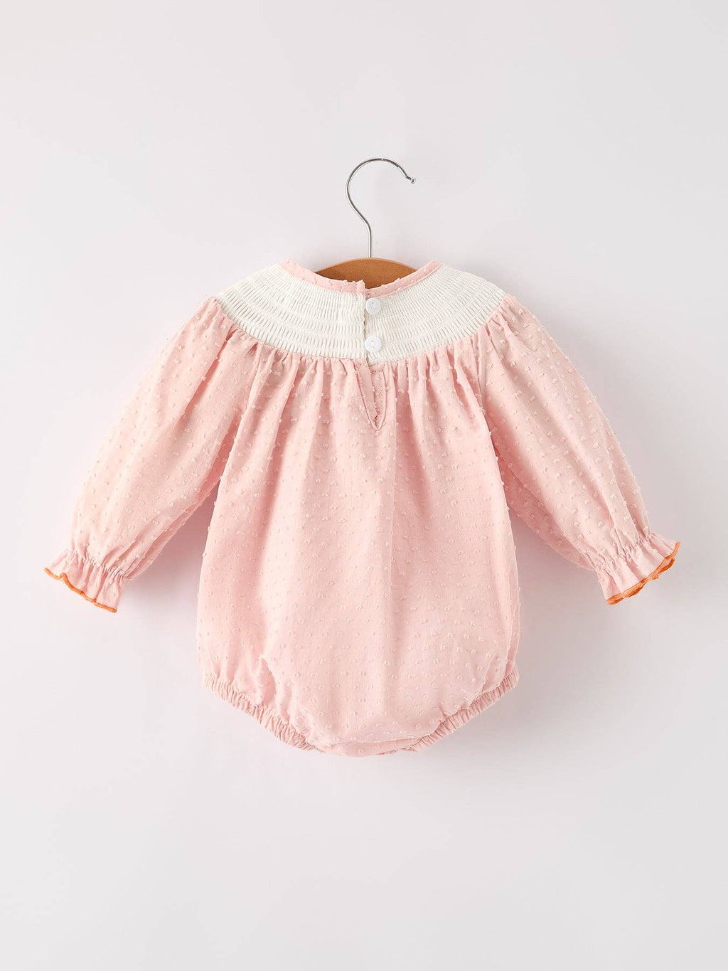 Fall Thanksgiving Turkey  Pumpkin Smock  Baby Romper