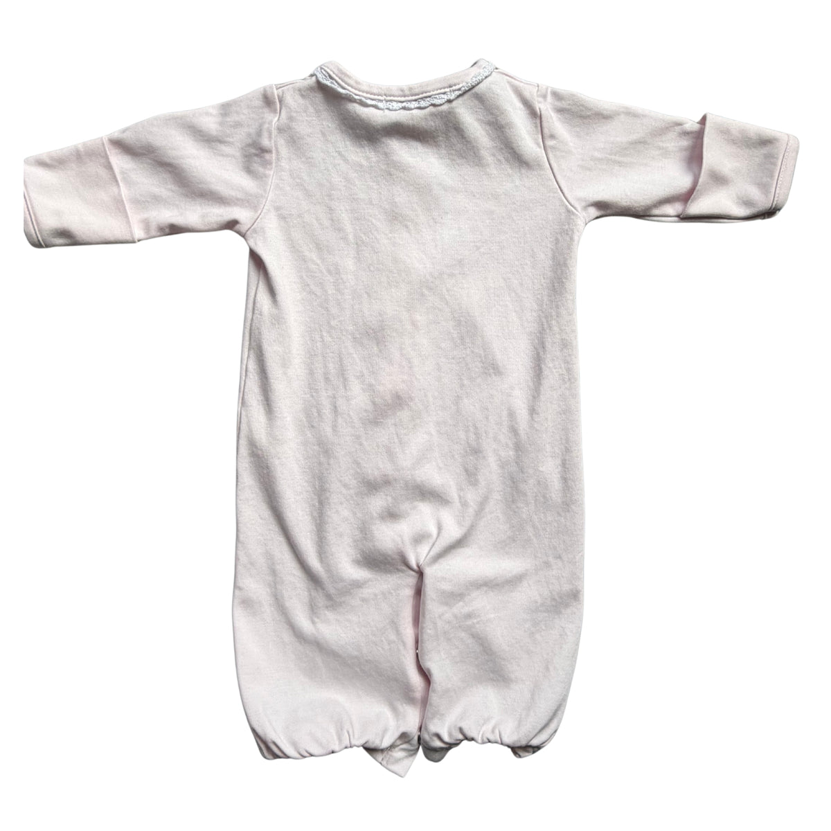 Light Pink Embroidered Lamb Preemie Gown