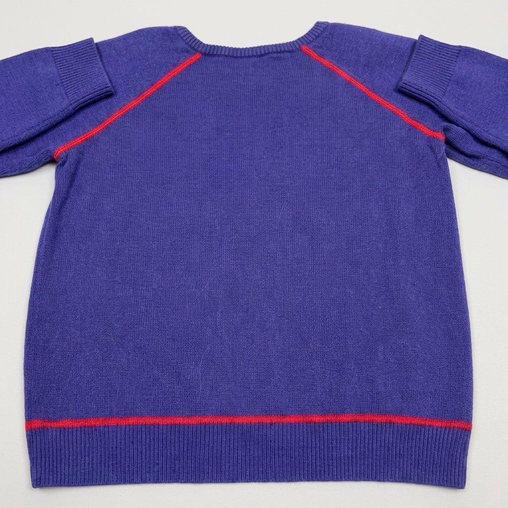 Hanna Andersson Girls’ Purple Floral Sweater
