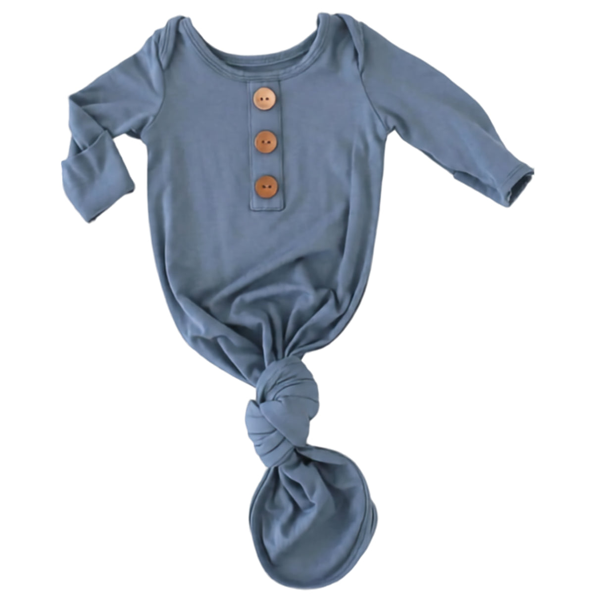 Newborn Blue Knotted Gown