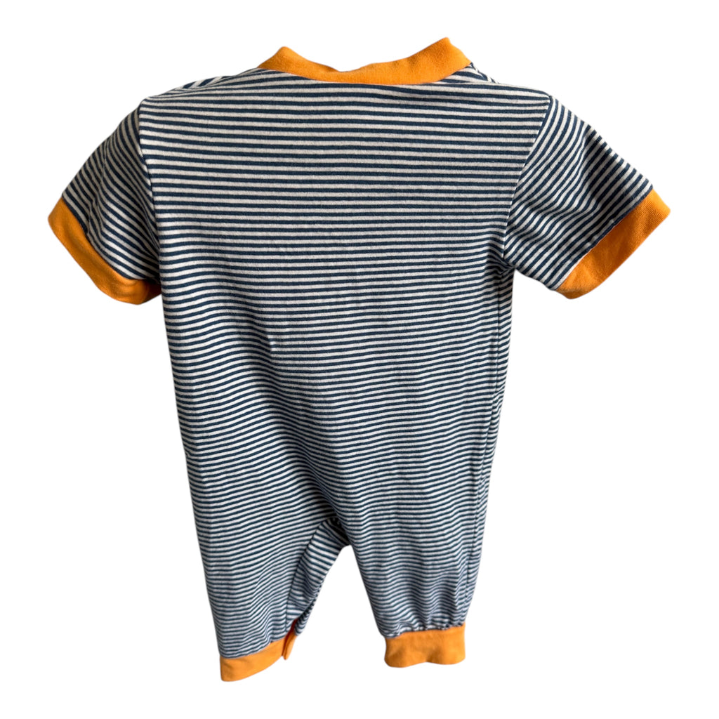 Pumpkin Applique Boy Romper