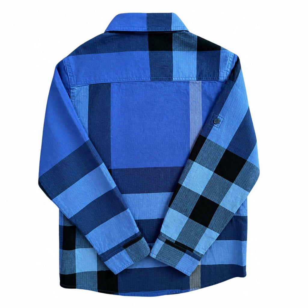 Boys Burberry Button Up Shirt