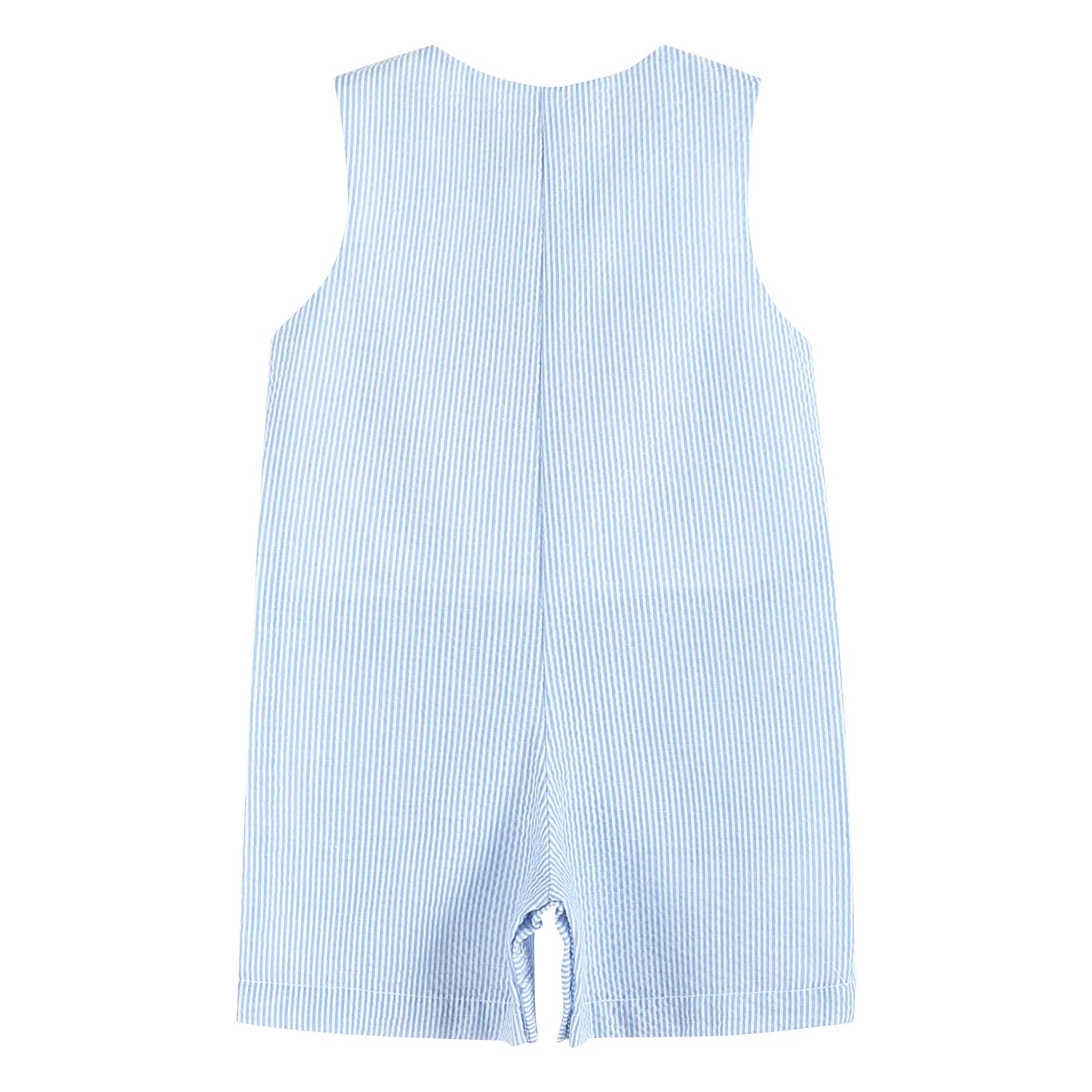 Baby Boy's Seersucker Pumpkin Romper