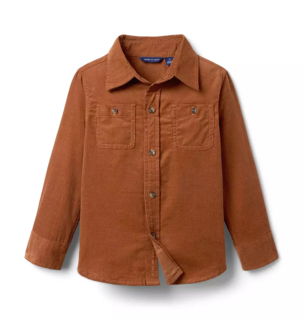 Toddler Boys Corduroy Shirt