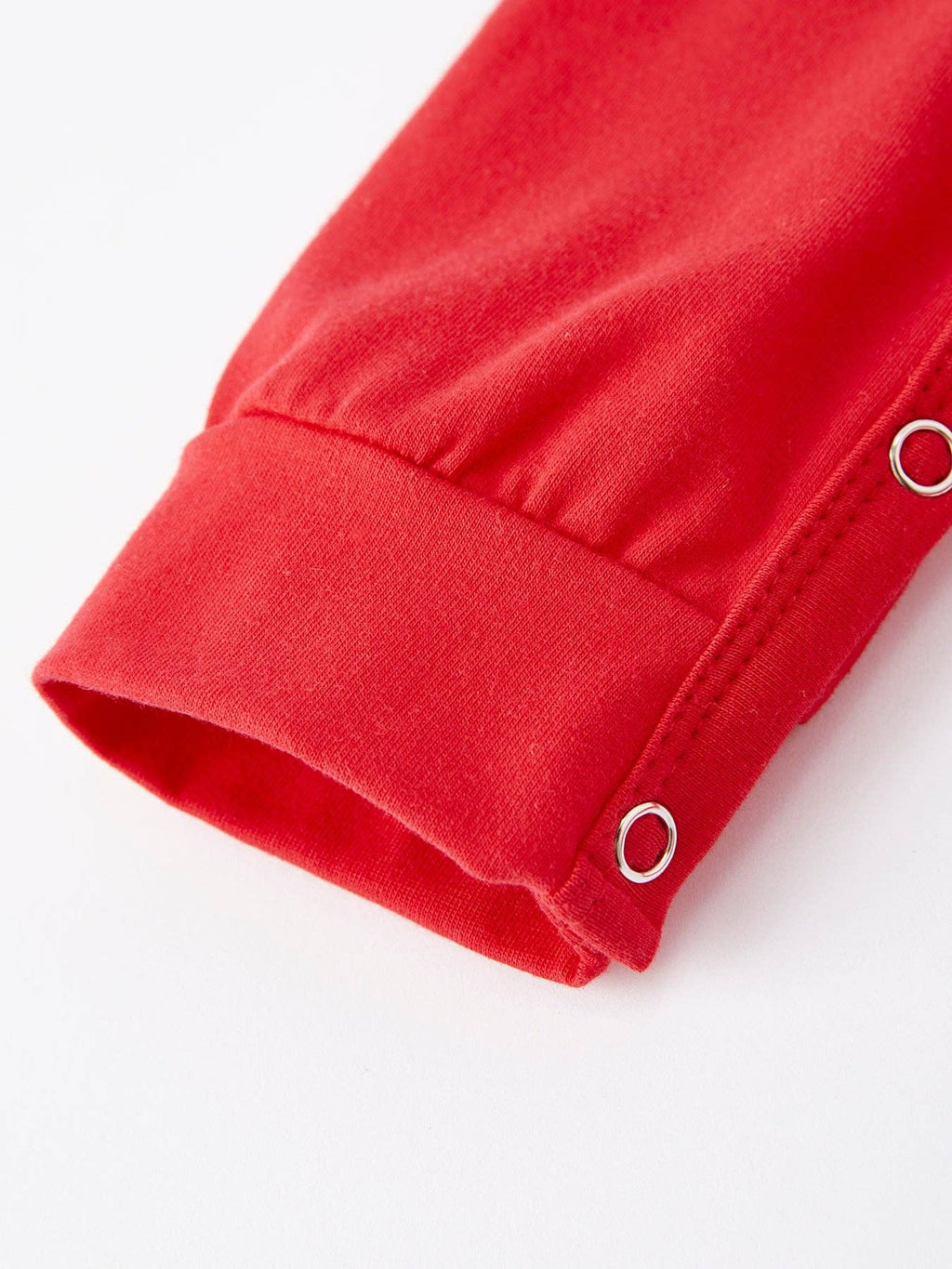 Christmas Red Reindeer Smocking Embroidery Boys Romper