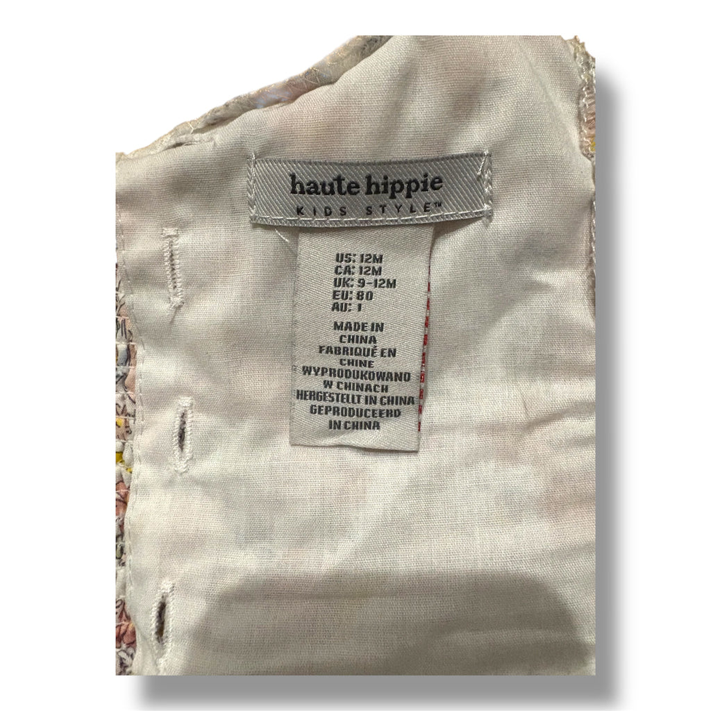 Floral Bunny Smocked Dress and Headband